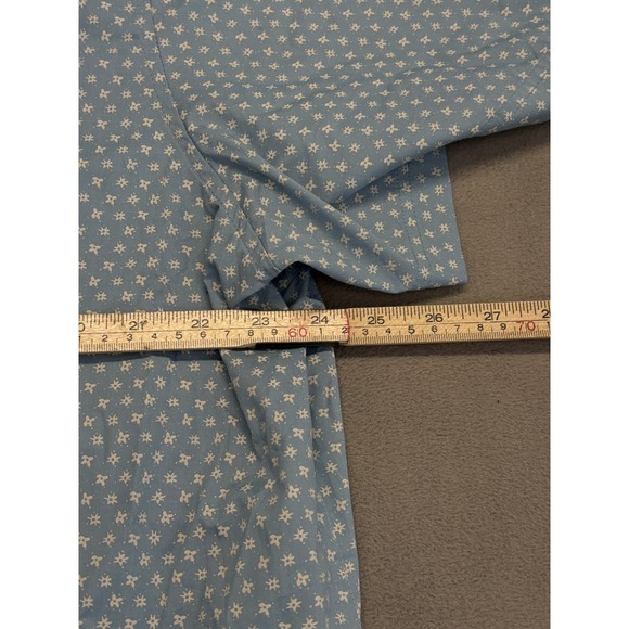 Howler Bros N Bar B Snapshirt Men's XL Blue White Print Short Sleeve Cotton - Picture 8 of 10